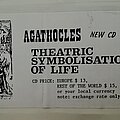 Agathocles - Other Collectable - original Agathocles- Theatric symbolisation of life album flyer