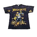 Megadeth - TShirt or Longsleeve - Megadeth all over shirt 90s