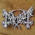 Mayhem - Patch - Mayhem logo shaped embroidered patch