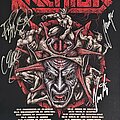 Kreator - Other Collectable - Kreator Europenan Tour 2024 Póster Signed All Band