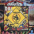 D.R.I. - Patch - D.R.I. - Thrash Zone (black border)