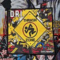 D.R.I. - Patch - D.R.I. - Thrash Zone (black border)