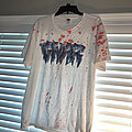 Gwar - TShirt or Longsleeve - GWAR white Battlw Maximus logo shirt covered in blood