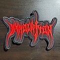 Immolation - Patch - Immolation Red embroidered logo patch