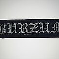 Burzum - Patch - Burzum Glitter Logo Patch