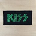 Kiss - Patch - KISS - Green glitter logo
