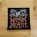 Napalm Death - Patch - Napalm Death - From Enslavement to Obliteration, 1991 patch