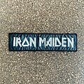 Iron Maiden - Patch - Iron Maiden - Silver glitter logo strip