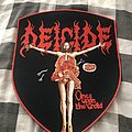 Deicide - Patch - Deicide Decide Woven Back Patch  (Red Border)