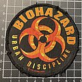 Biohazard - Patch - Biohazard Urban Discipline round patch - Biohazard 1993