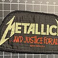 Metallica - Patch - Metallica …and Justice for all Logo patch - Metallica 1991