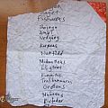 Finntroll - Other Collectable - Finntroll Concert Setlist at Industria Cultural, Santiago on May 5, 2011.