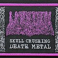 Undeath - Patch - Undeath- Skull Crushing Death Metal PTPP Purple Strip Patch