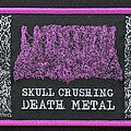 Undeath - Patch - Undeath- Skull Crushing Death Metal PTPP Purple Strip Patch