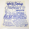 Massacre - Other Collectable - Early massacre flyer 1986