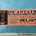 Incantation - Other Collectable - Incantation 7” relapse promo