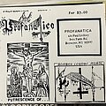 Profanatica - Other Collectable - Profanatica demo handbill