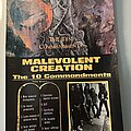 Malevolent Creation - Other Collectable - Malevolent creation the Ten Commandments promo poster
