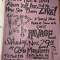 Ravage - Other Collectable - Ravage flyer