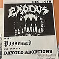 Exodus - Other Collectable - Exodus flyer