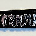 The Cramps - Pin / Badge - The Cramps logo pin 1989 Alchemy Poker merch England nos 25€