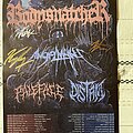 Bodysnatcher - Other Collectable - Bodysnatcher Autographed Tour Poster + Setlist