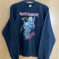 Iron Maiden - Hooded Top / Sweater - 1989 Iron Maiden England Biker Sweater