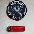 Mortiis - Patch - Mortiis "Dark Dungeon Music" black border woven circle patch