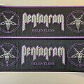 Pentagram - Patch - Pentagram "Relentless" stripe patches