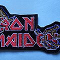 Iron Maiden - Patch - Iron Maiden Logo Shape Patch (Embroidered)