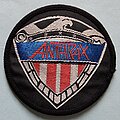 Anthrax - Patch - Anthrax I Am The Law Circle Patch  ( Small ) 90's