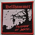Hellhammer - Patch - Hellhammer Triumph Of Death... Patch Red Border