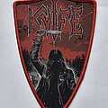 Knife - Patch - Knife Shield Patch Red Border