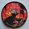 Iron Maiden - Patch - Iron Maiden Bring Your Daughter To The Slaughter Circle Patch Black Border