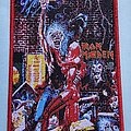 Iron Maiden - Patch - Iron Maiden Bring Your Daughter To The Slaughter Patch Red Border