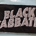 Black Sabbath - Patch - Black Sabbath Logo Patch (Embroidered)