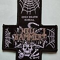 Hellhammer - Patch - Hellhammer Only Death Is Real 1990 A.D. Cross Patch