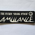 Amulance - Patch - Amulance The Fuckin "Shark Attack" Leather Patch