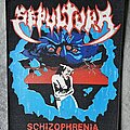 Sepultura - Patch - Sepultura Schizophrenia Backpatch Black Border (Ltd.25)