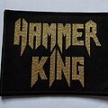 Hammer King - Patch - Hammer King Logo Patch (Gold Glitter)