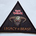 Iron Maiden - Patch - Iron Maiden Legacy Of The Beast Triangle Patch Black Border