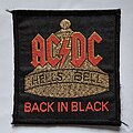 AC/DC - Patch - AC/DC Hells Bell Back In Black Patch 80's