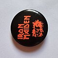 Iron Maiden - Pin / Badge - Iron Maiden IM Pin / Button 25mm 80's