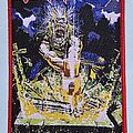 Iron Maiden - Patch - Iron Maiden Eddie Smashing Tomb Patch Red Border