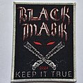 Black Mask - Patch - Black Mask Keep It True 2024 Beige Border