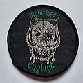 Motörhead - Patch - Motörhead England Circle Patch (Silver Glitter)