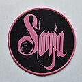 Sonja - Patch - Sonja Logo Circle Patch Pink Border