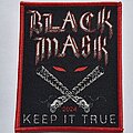 Black Mask - Patch - Black Mask Keep It True 2024 Red Border