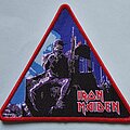 Iron Maiden - Patch - Iron Maiden 2 Minutes 2 Midnight Triangle Patch Red Border