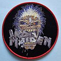 Iron Maiden - Patch - Iron Maiden Eddie Crunch Circle Patch Red Border